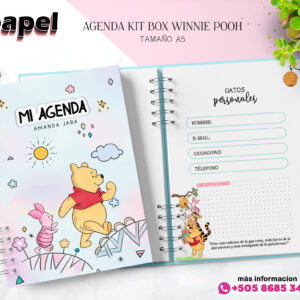 Agenda Kit Box Winnie Pooh