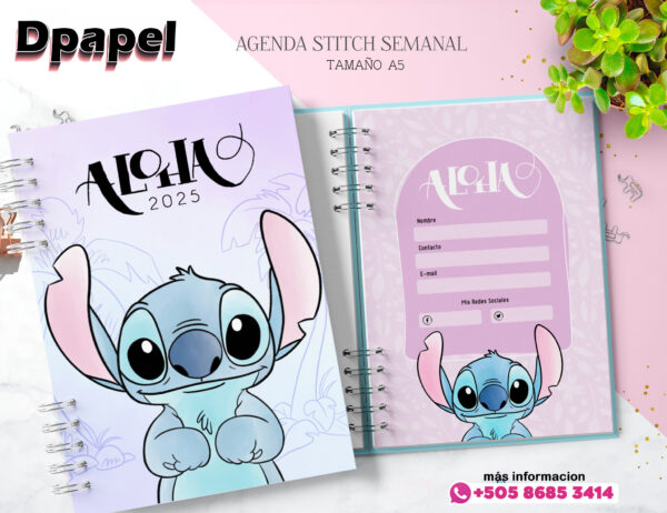 Agenda Stitch Semanal