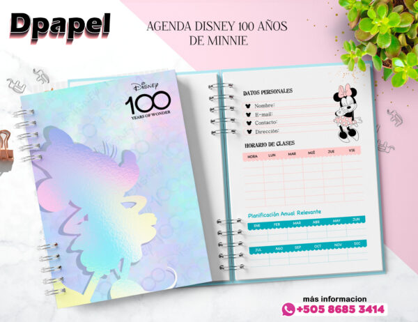 Agenda Disney 100 años de Minnie