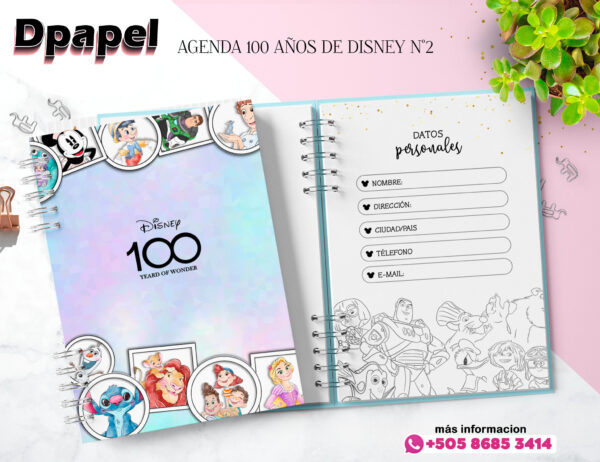 Agenda 100 años de Disney N2