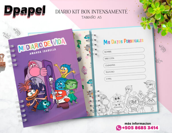 Diario Kit Box Intensamente